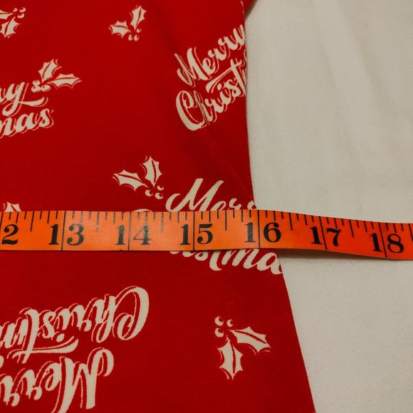NWT Red Merry Christmas Mock Turtleneck Medium - Picture 9 of 11